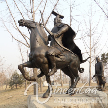 high quality chinese bronze warrior statues